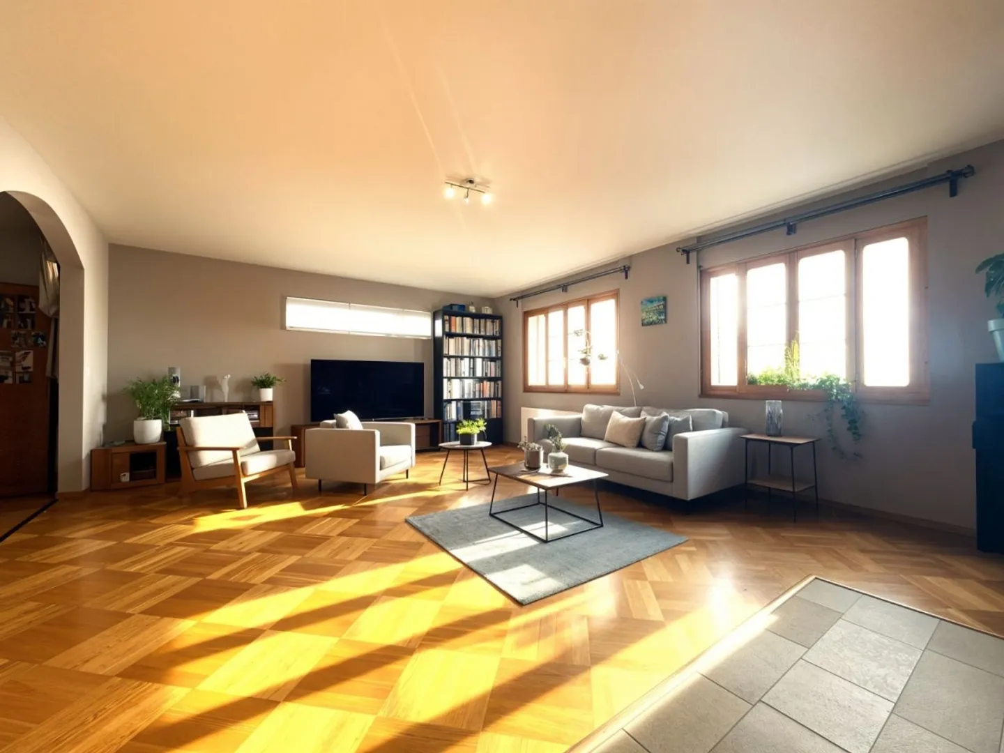 Magnifica casa a schiera con 8,5 stanze e vista mozzafiato sulle Alpi / 5 camere da letto / 2 bagni / terrazza, balcone e giardino di 800m². - Foto 2 di 13