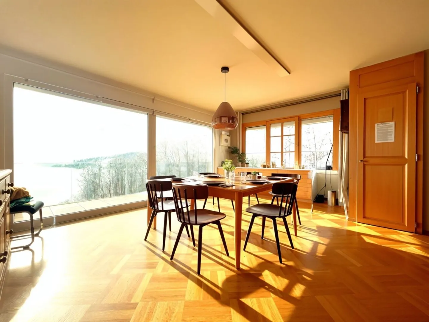 Magnifica casa a schiera con 8,5 stanze e vista mozzafiato sulle Alpi / 5 camere da letto / 2 bagni / terrazza, balcone e giardino di 800m². - Foto 5 di 13
