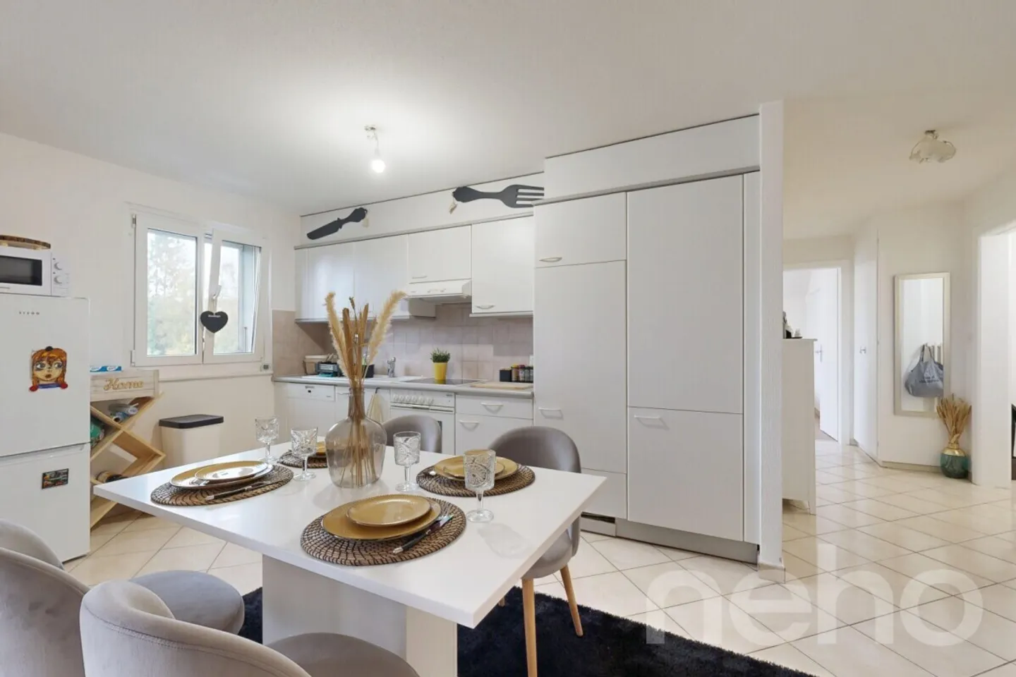 Helle 3,5-Zimmer-Wohnung mit Garten und freiem Blick - Foto 5 von 12