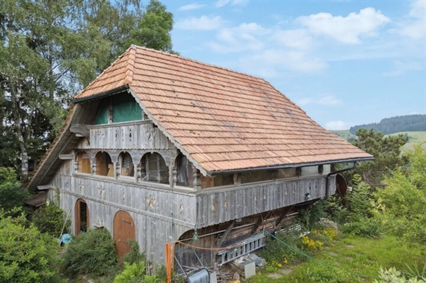 SAGENUMWOBENES STÖCKLI VON 1780 - Photo 3 of 7