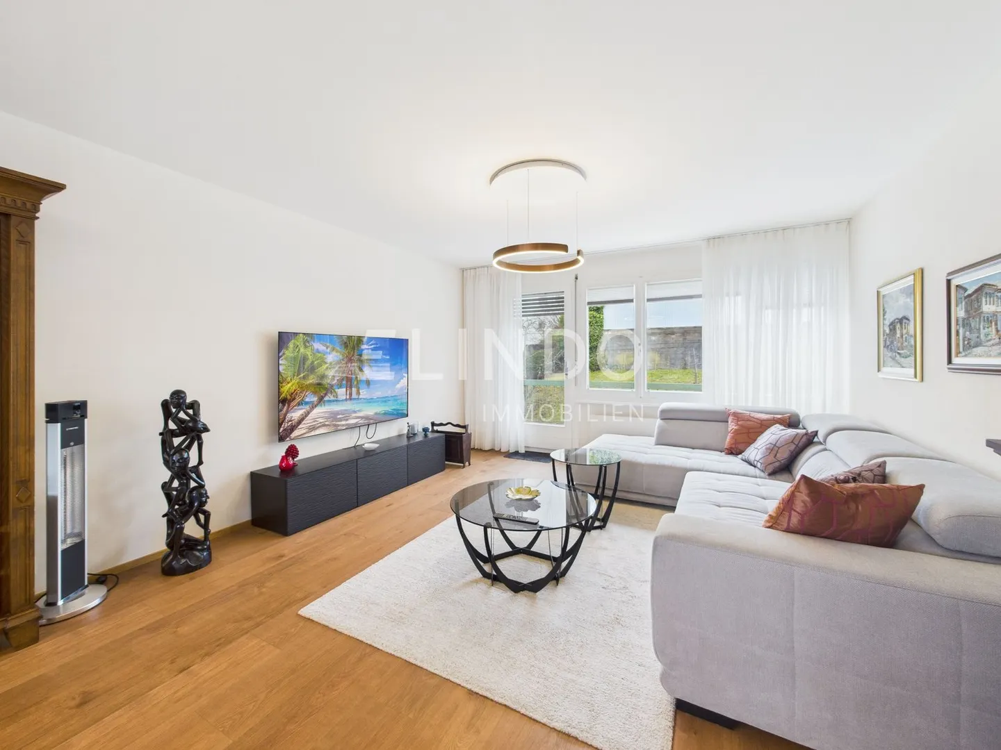 Renovierte Gartenwohnung mit Seesicht - Foto 3 von 11