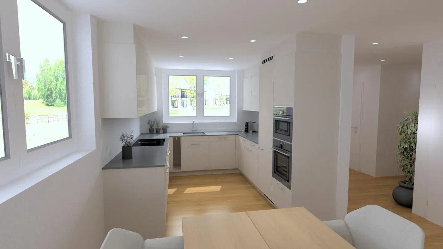 Neubau 5.5-Zi.-Doppeleinfamilienhaus an erhöhter Wohnlage mit Weits... - Foto 10 di 12