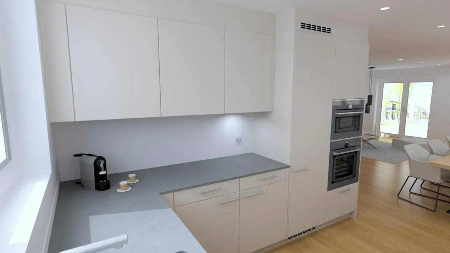 Neubau 5.5-Zi.-Doppeleinfamilienhaus an erhöhter Wohnlage mit Weits... - Foto 11 di 12