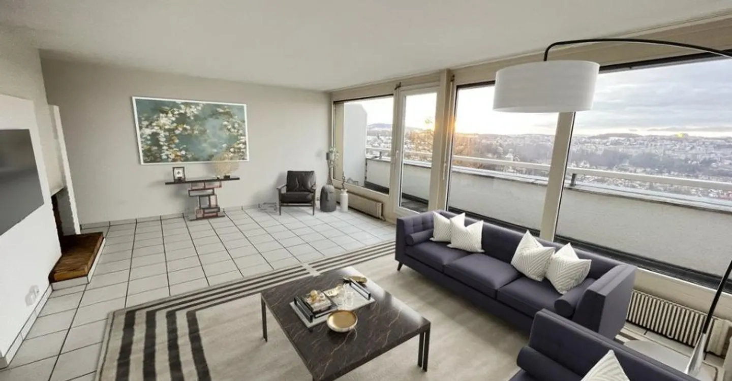 Wunderschöne Penthouse-Wohnung in der Nähe aller Annehmlichkeiten - Foto 1 von 8