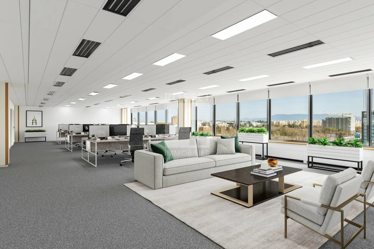 Teilbare Büros von 200 bis 1.305 m² im 4. Stock - Foto 2 von 8