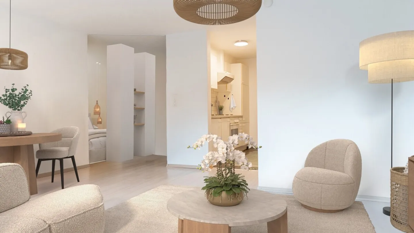 Spacious 4.5-room apartment with studio in an ideal location in Visp - Photo 8 of 12