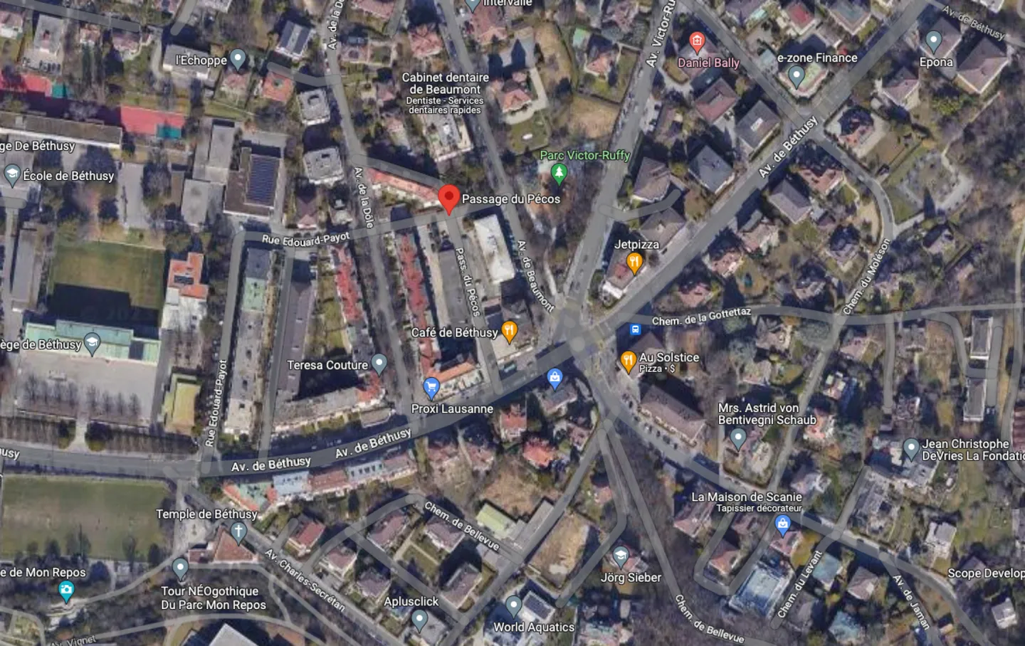 Place de parc extérieure à Lausanne - Photo 1 sur 4