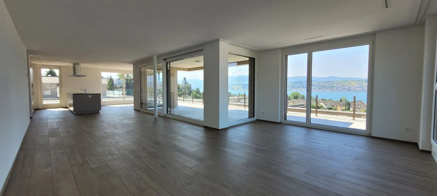 Large 3.5-room penthouse apartment in new building with lake view - Photo 3 of 10