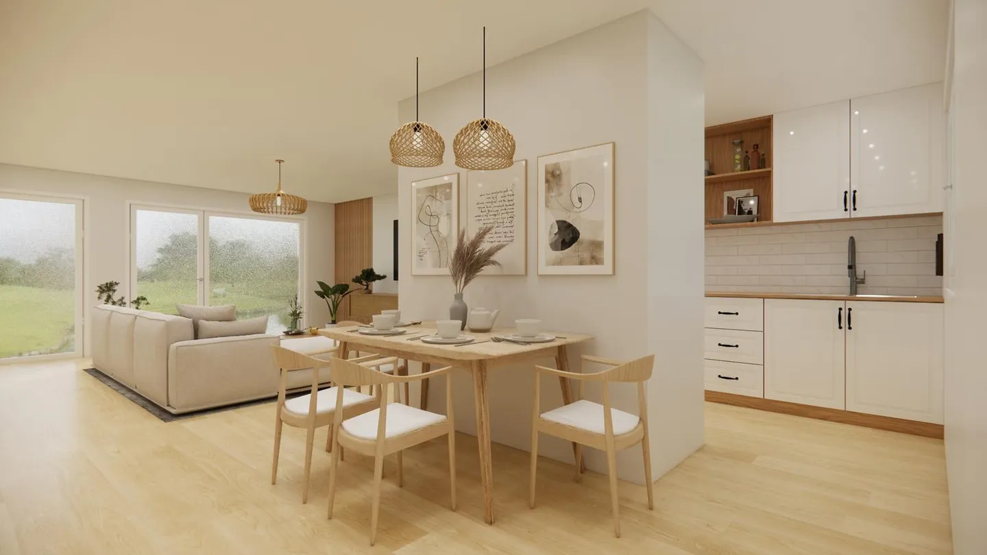 Superb modern 5.5 room semi-detached villa in La Tour-de-Trême - Photo 3 of 5