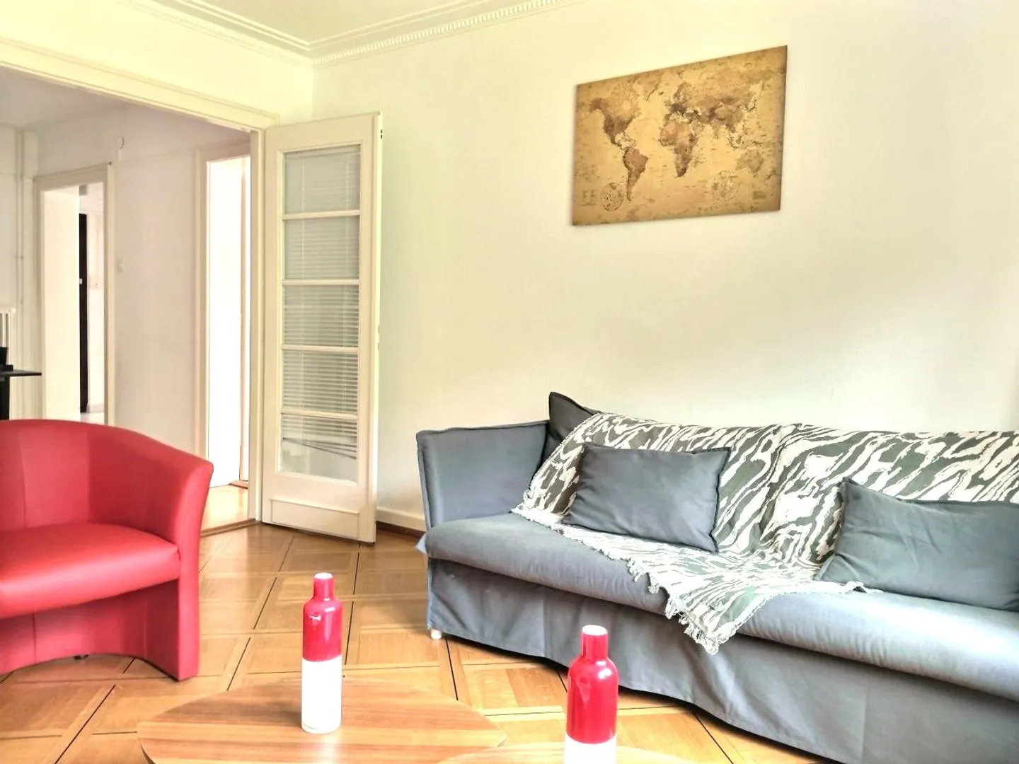 Beautiful furnished apartment in Lausanne / 3.5P / 2 bedrooms / 1 bathroom / 1 balcony - Photo 1 of 13