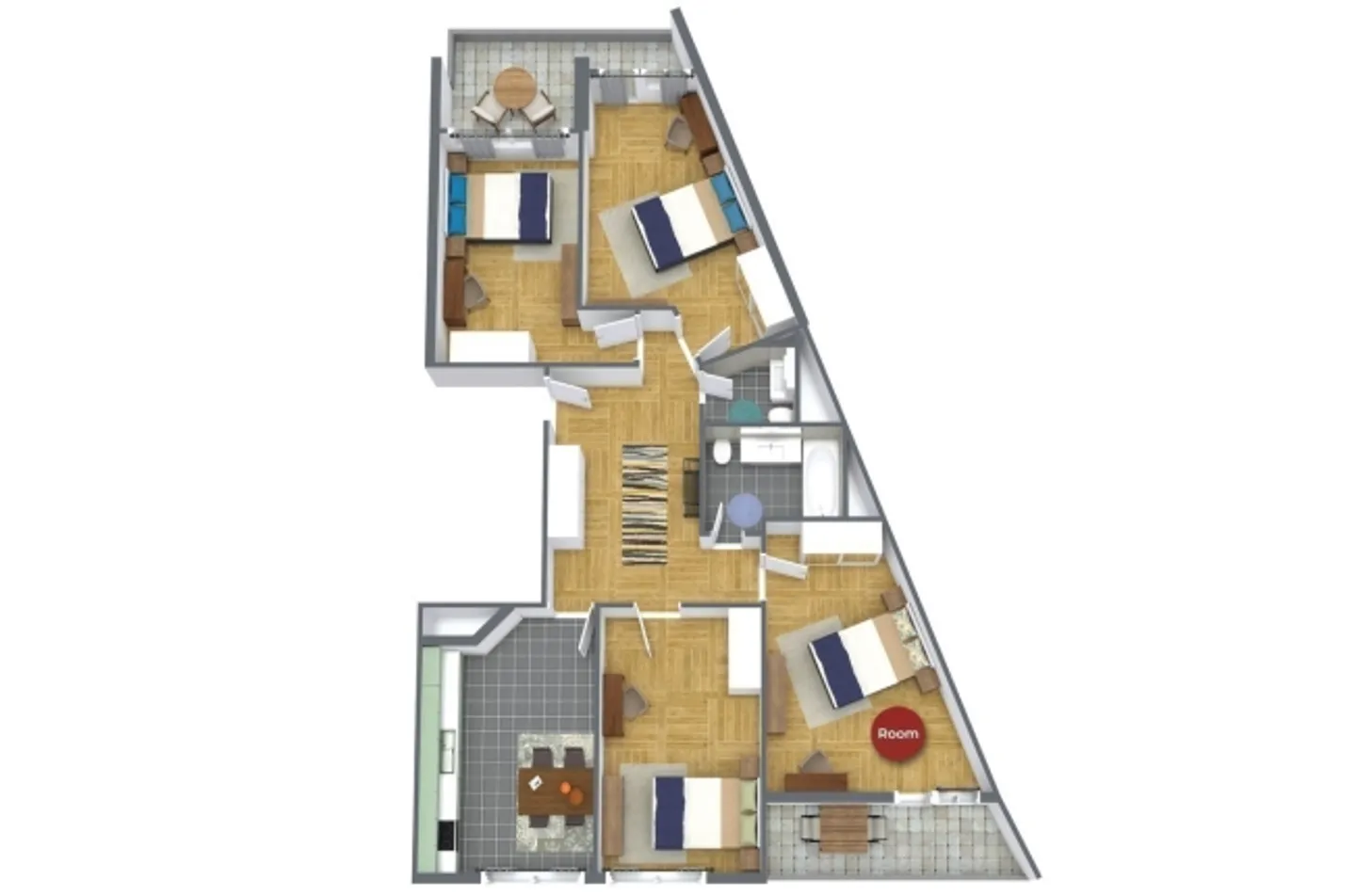 «Schöne Zimmer an bester Lage nahe Sihlcity» - Foto 13 von 13
