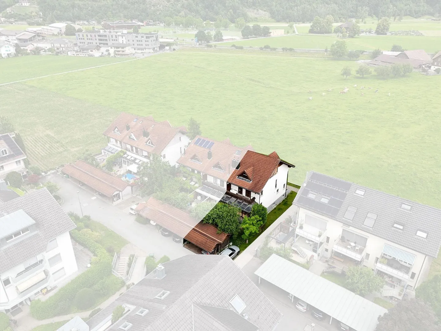 Stans: 6.5-Room End Row House with Far View and Sun - Photo 1 of 13