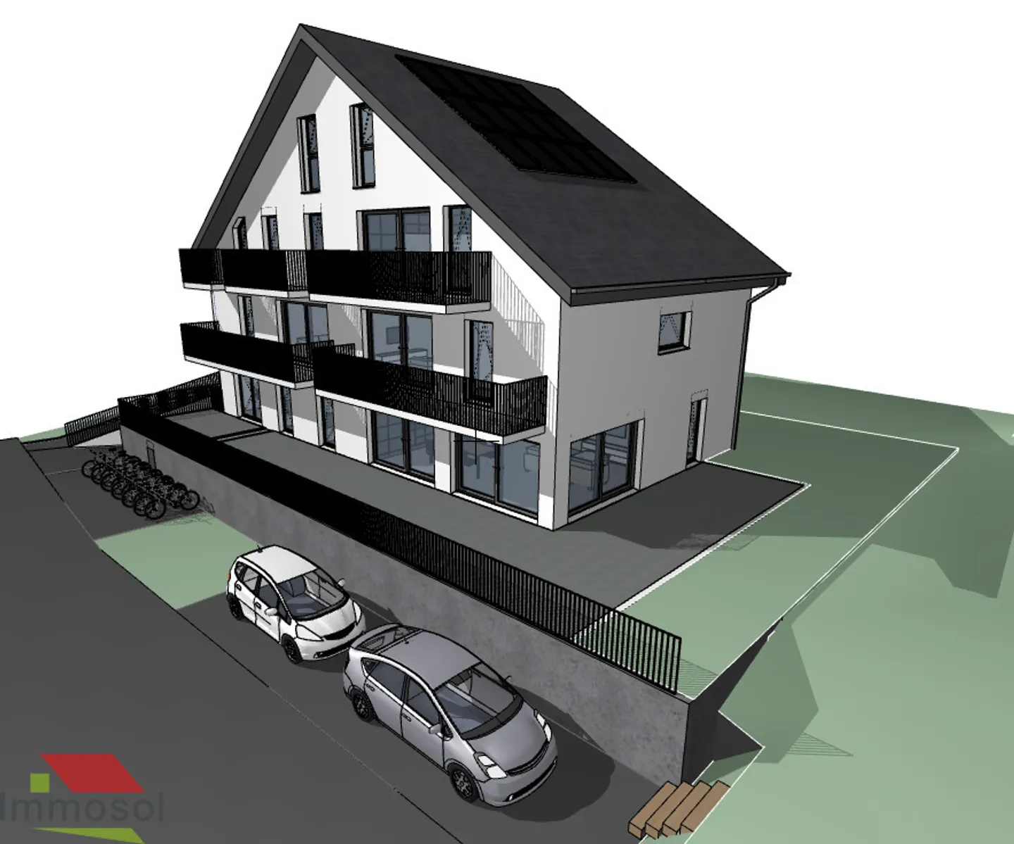 Daillens - Appartamento Nuovo 3.5 stanze - Balcone - Bella Vista sul Giura - Foto 7 di 10