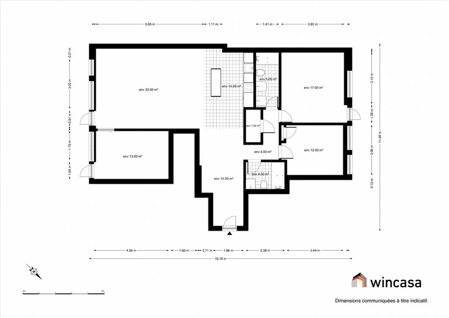 Superbe Attique avec Deux Terrasses - Photo 13 sur 13