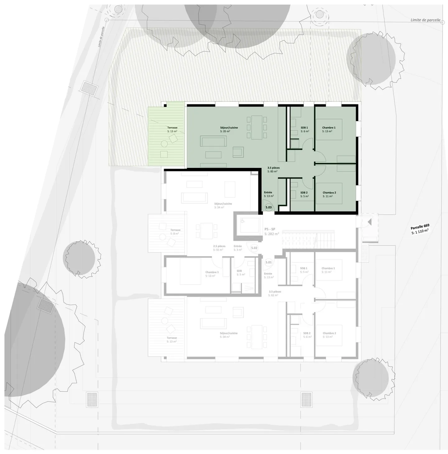 3,5 stanze nuove, situate in una zona tranquilla e vicino ai negozi - Foto 3 di 3
