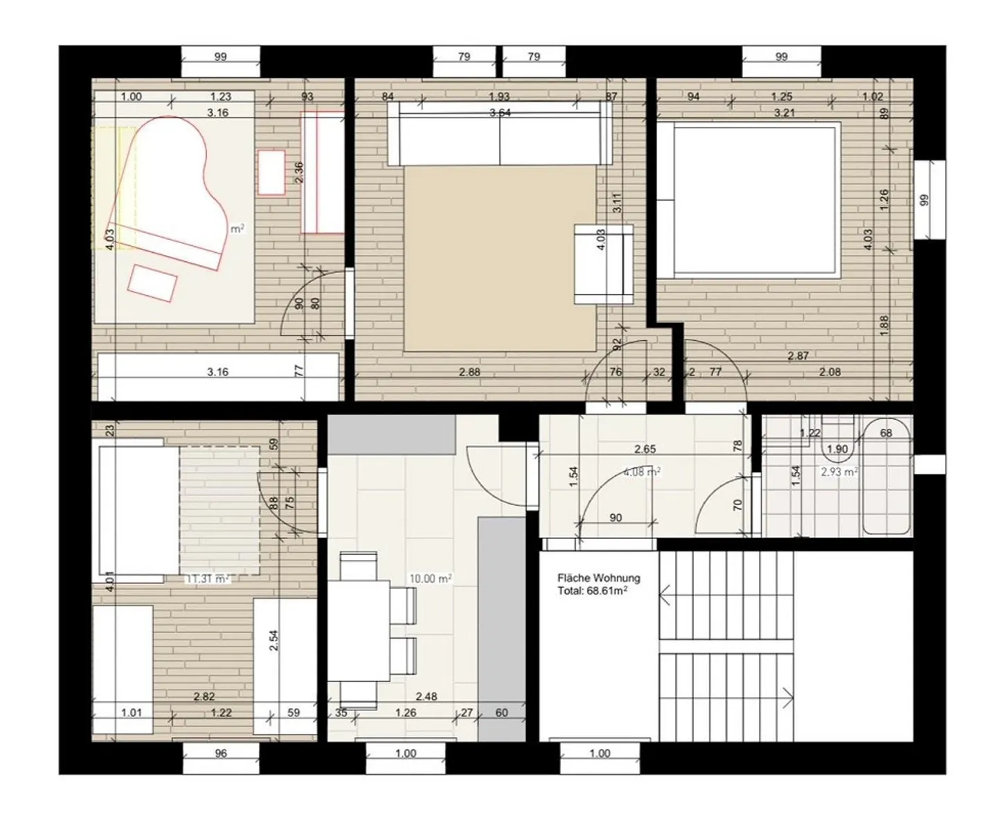 4-room apartment in a quiet neighborhood - Photo 9 of 9