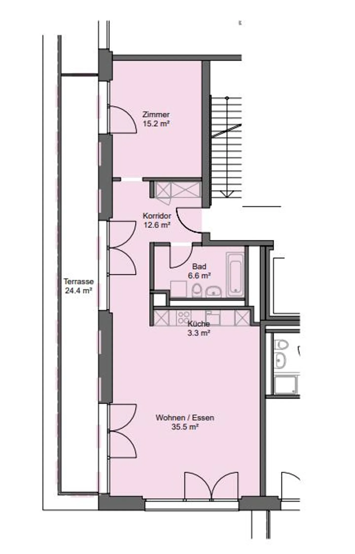 moderne 2.5-Zimmerwohnung an zentraler Lage - Foto 10 von 10