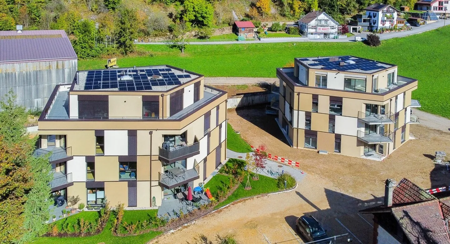 «Neue 3.5 Zimmer-Eigentumswohnung, Terrasse und Garten
Pernod-Kampagne, Los B2» - Foto 1 von 12