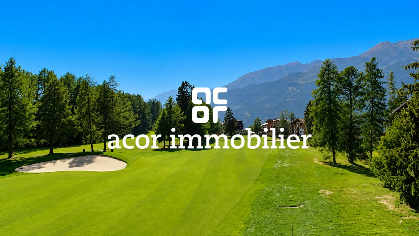 CRANS - APPARTAMENTO 4,5 STANZE IN UNA RESIDENZA RICERCATA FACING IL CAMPO DA GOLF - RESIDENZA SECONDARIA E VENDITA A NON RESIDENTI AUTORIZZATA - Foto 1 di 6