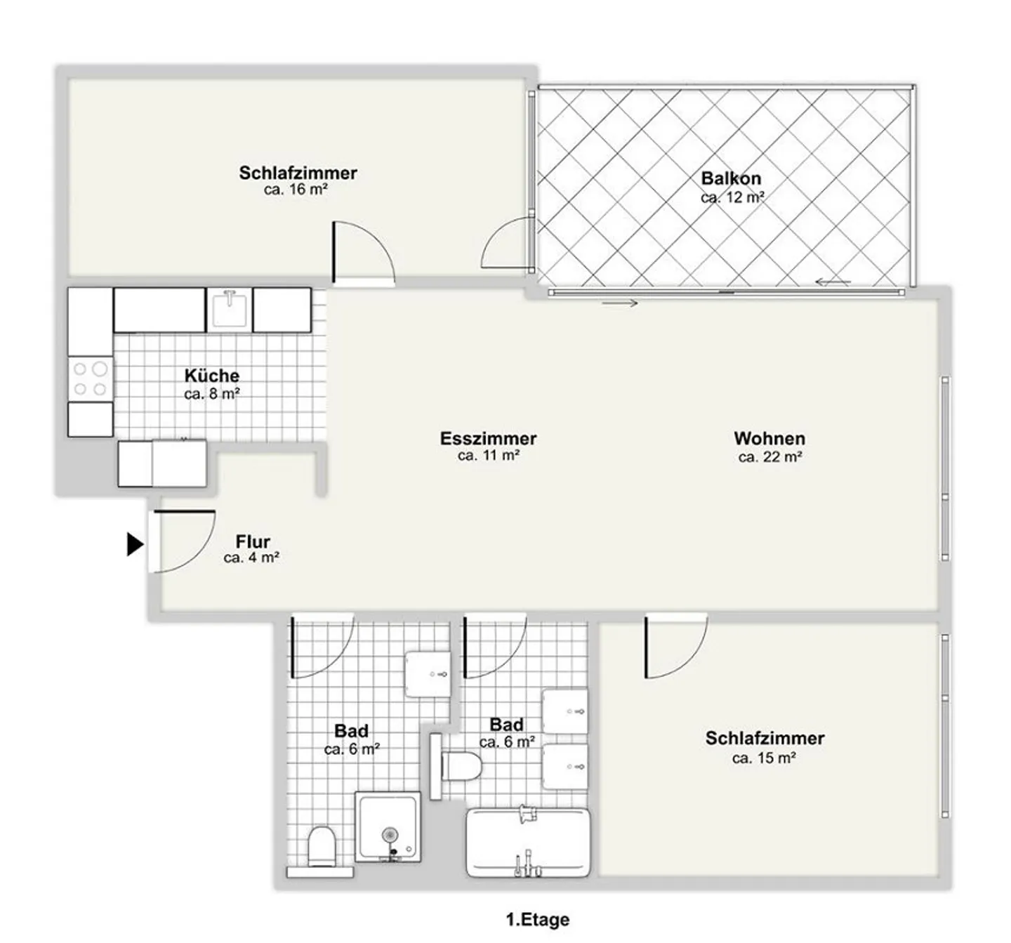 Charming New Apartment with Garden - Photo 11 of 11