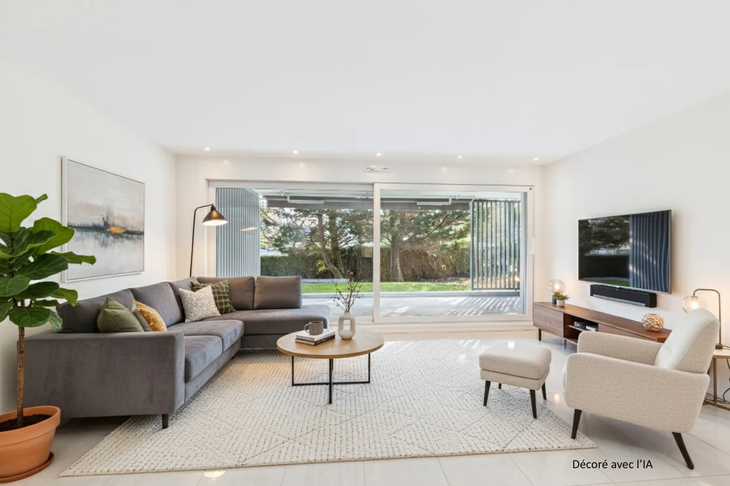 Exclusivité ! Appartement traversant en rez-de-jardin - Photo 1 sur 8