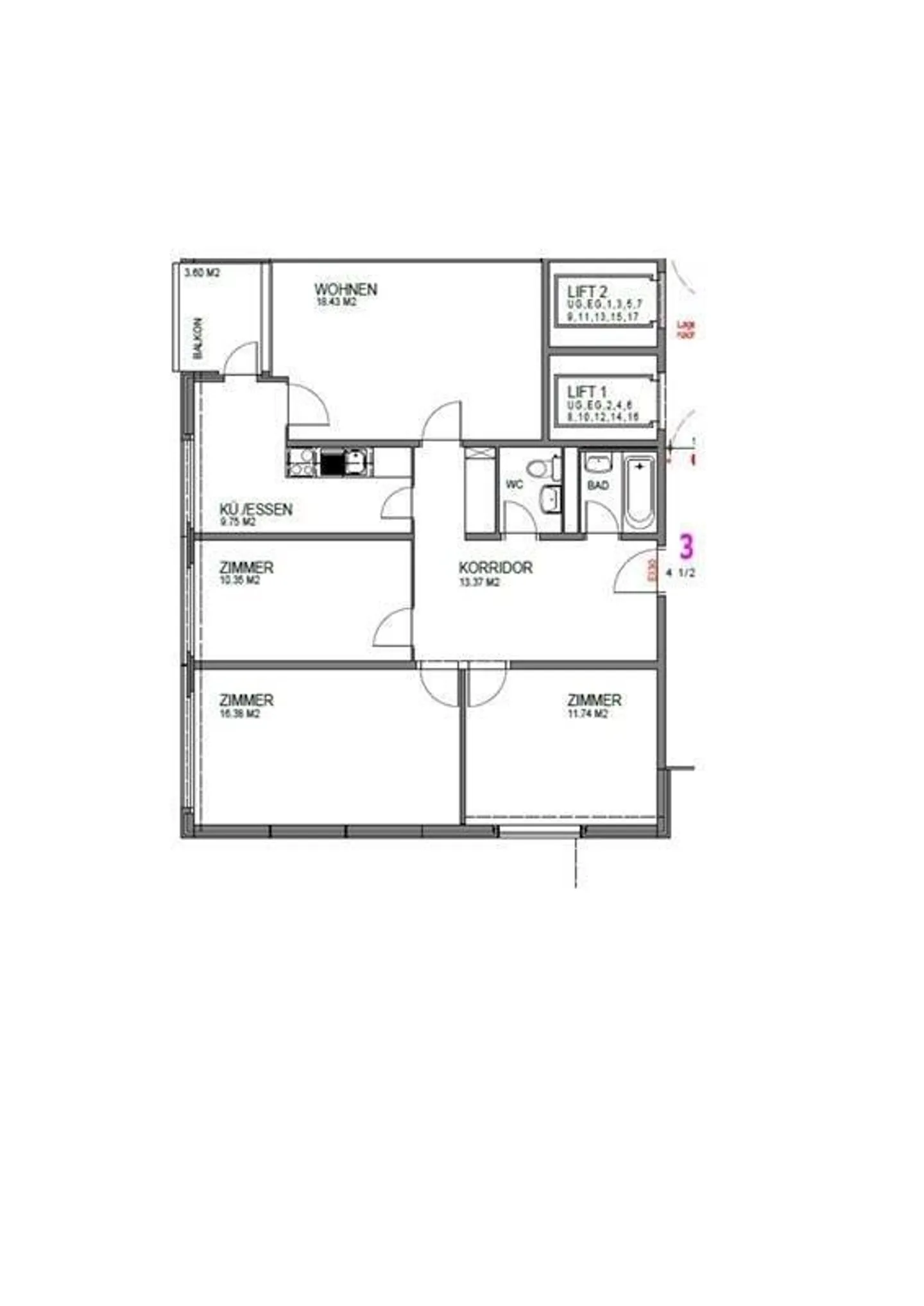 Ihre Wohnung in Wettingens bekannten Hochhäusern - Photo 10 sur 11