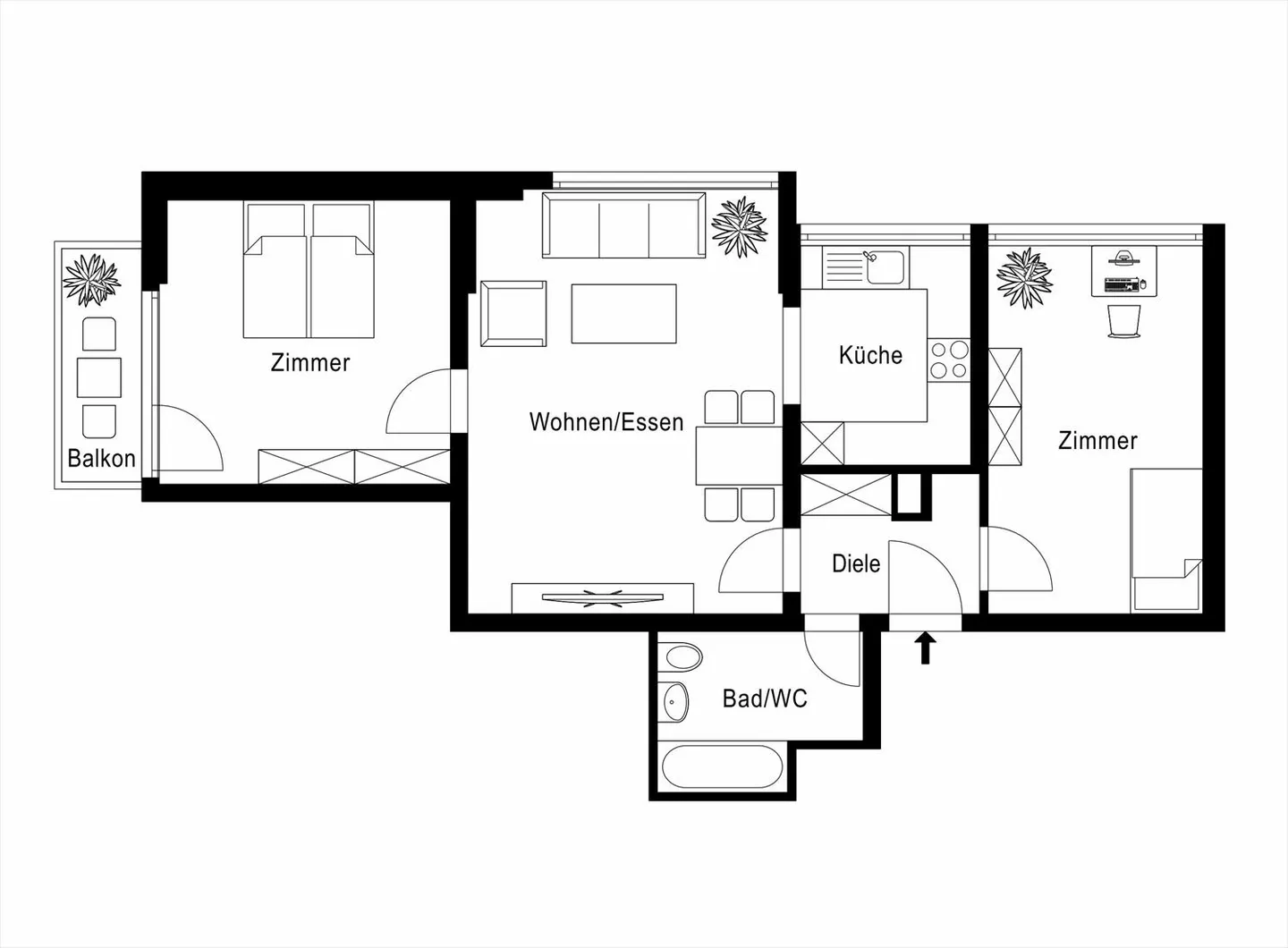 Vivre sans dépôt - cet appartement vous attend. - Photo 7 sur 7