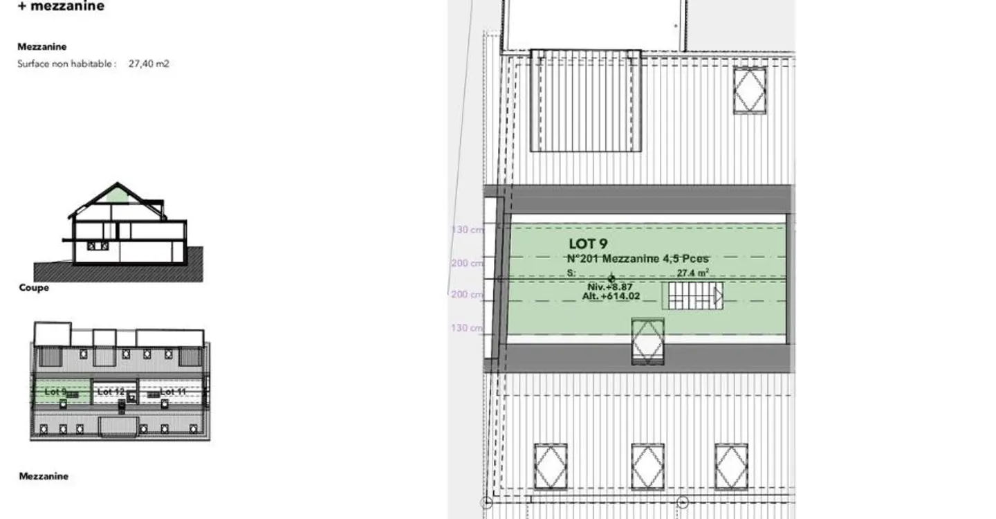 Los Nr. 9 - Neue 4,5-Zimmer-Wohnung + Mezzanin im Herzen von Cheseaux-sur-Lausanne - Foto 6 von 12