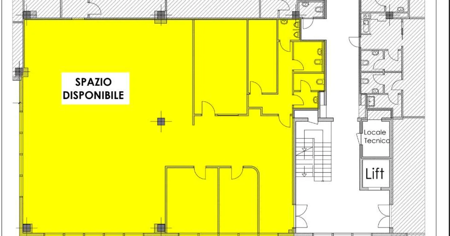 Renovierter Büroraum in Manno - Foto 7 von 9