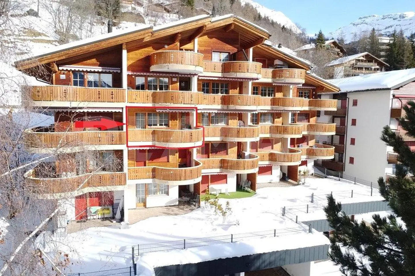 2.5 Room Apartment with Balcony and Mountain View - Quiet Location in Leukerbad - Photo 1 of 13