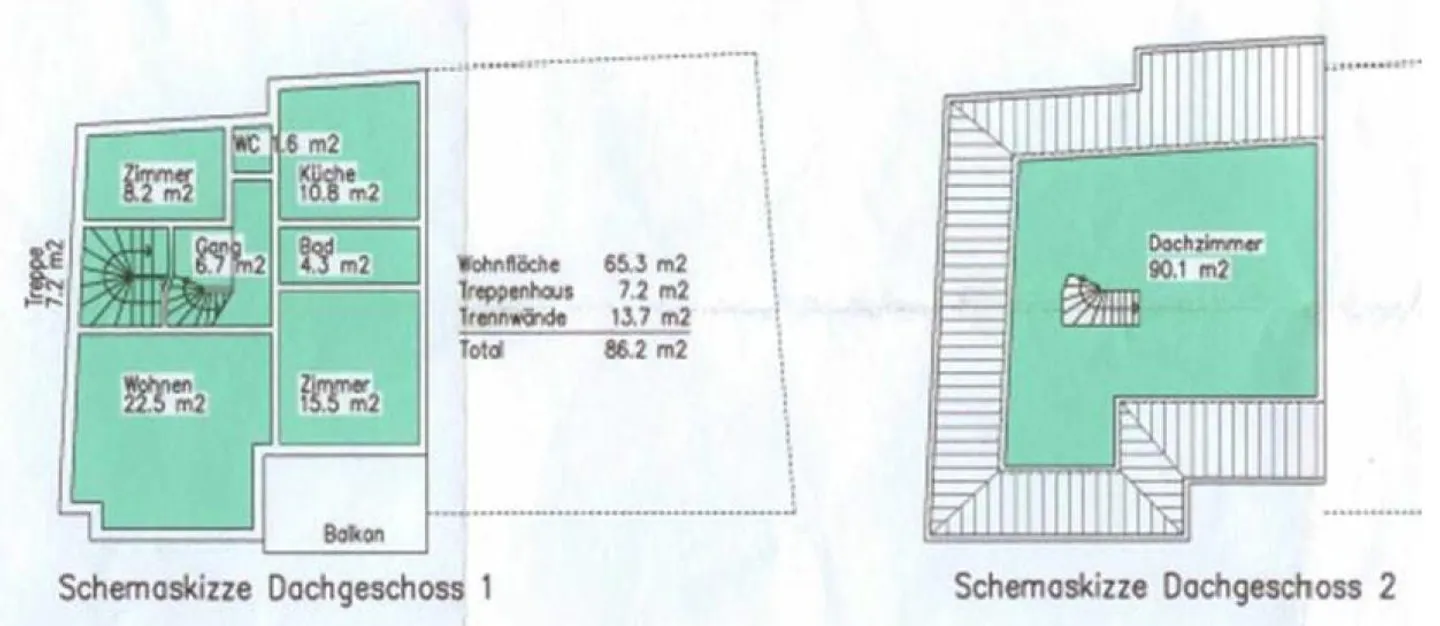 Charmante penthouse dans un emplacement calme et attrayant ! - Photo 13 sur 13