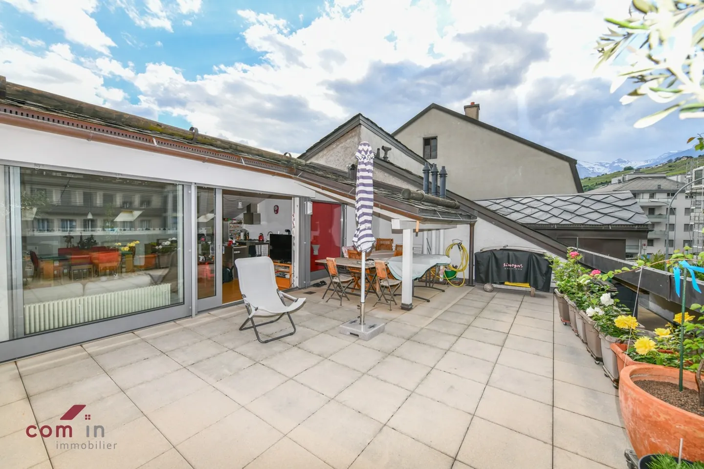 SION, ATTIC duplex of 6.5 rooms terrace of 48 m2 - Old town - Photo 2 of 19