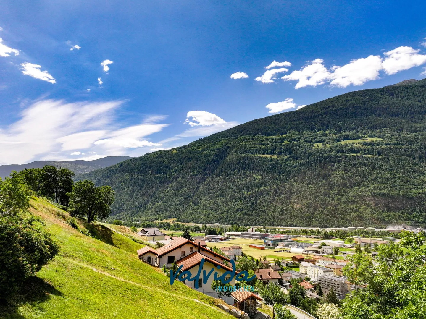 W2-Terreno edificabile di classe eccezionale - Pace, sole e vista libera sulle Alpi vallesane - Foto 4 di 4
