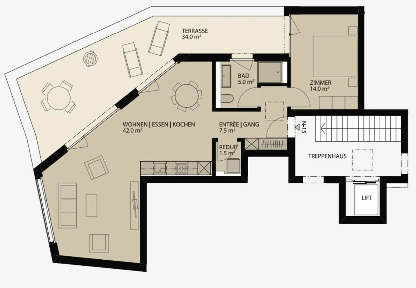 Luxus Apartment in Winterthur-Seen - Foto 11 von 11