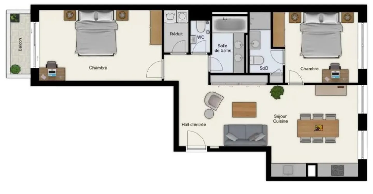 Magnificent 4-room apartment fully renovated - Photo 2 of 12