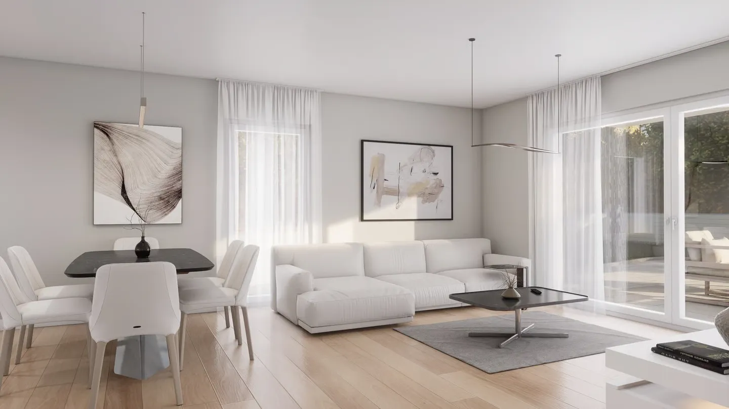 Nouvelles maisons jumelées de 4,5 pièces - Photo 2 sur 6