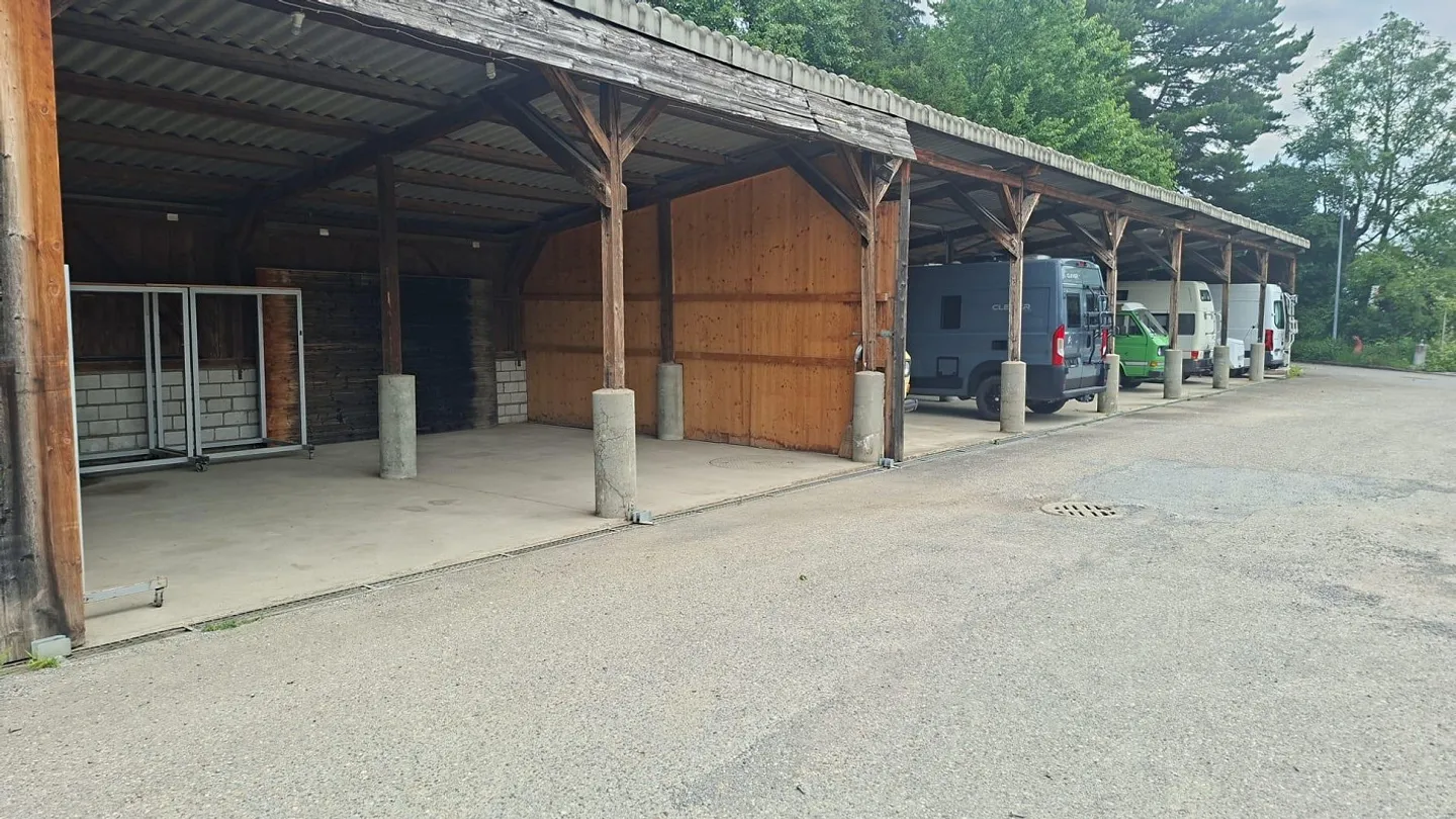 Carport pour camping-cars, place de stationnement couverte pour caravanes, garage - Photo 2 sur 4
