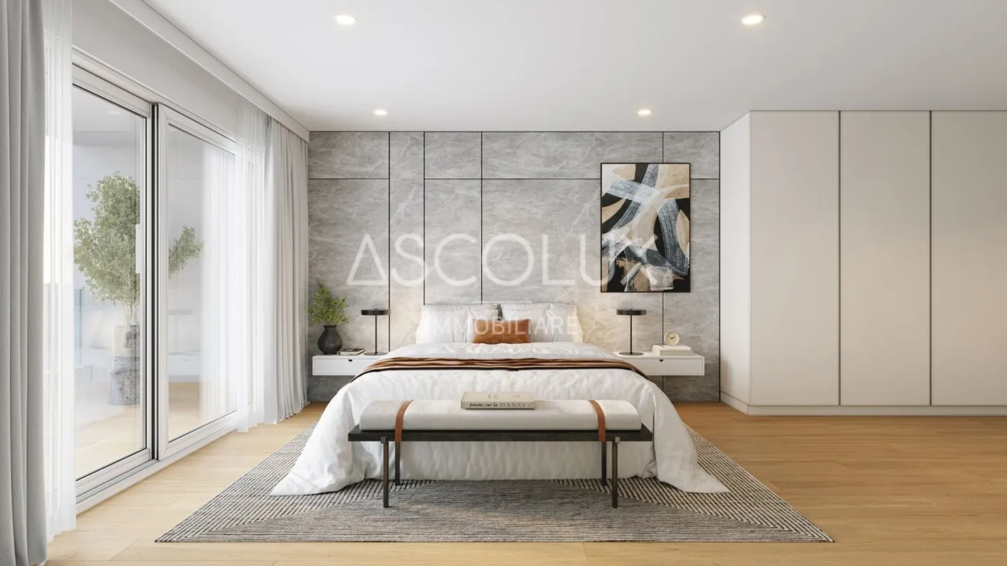 Elegante 3.5-Zimmer-Wohnung, wenige Schritte von Piazza Grande und See entfernt - Foto 9 von 9