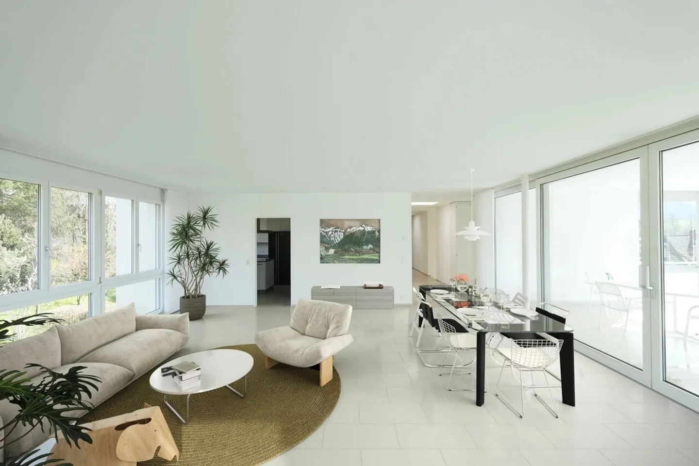 Exclusive 5.5-room penthouse with panoramic views in Biel-Benken - Photo 4 of 13