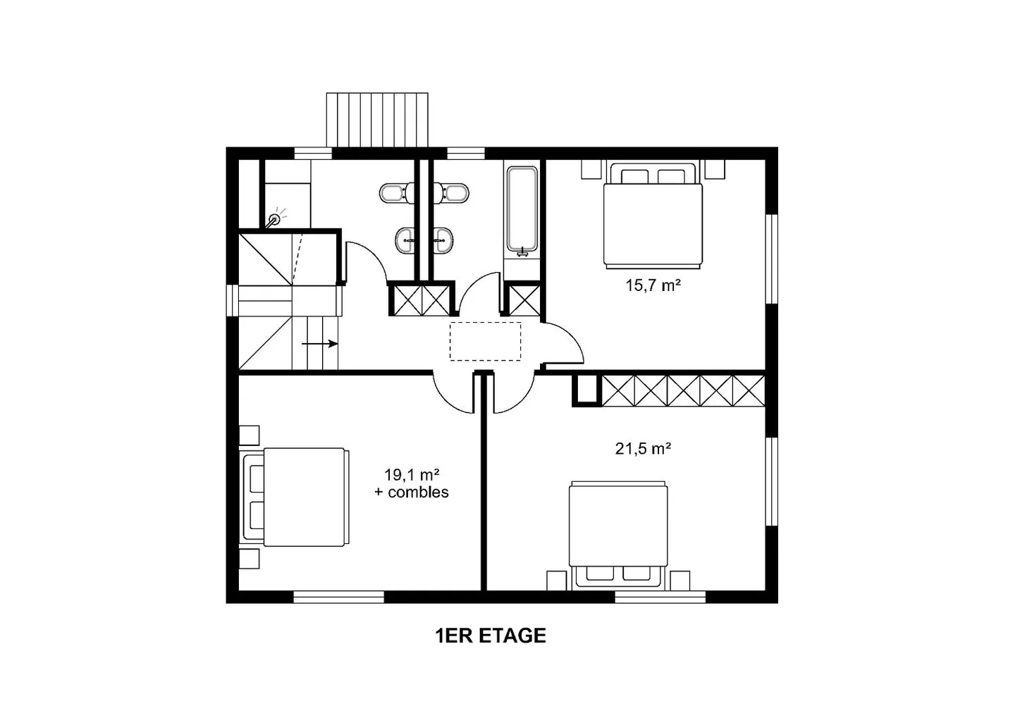 Commugny - Villa individuelle avec projet d'extension - Photo 12 sur 23