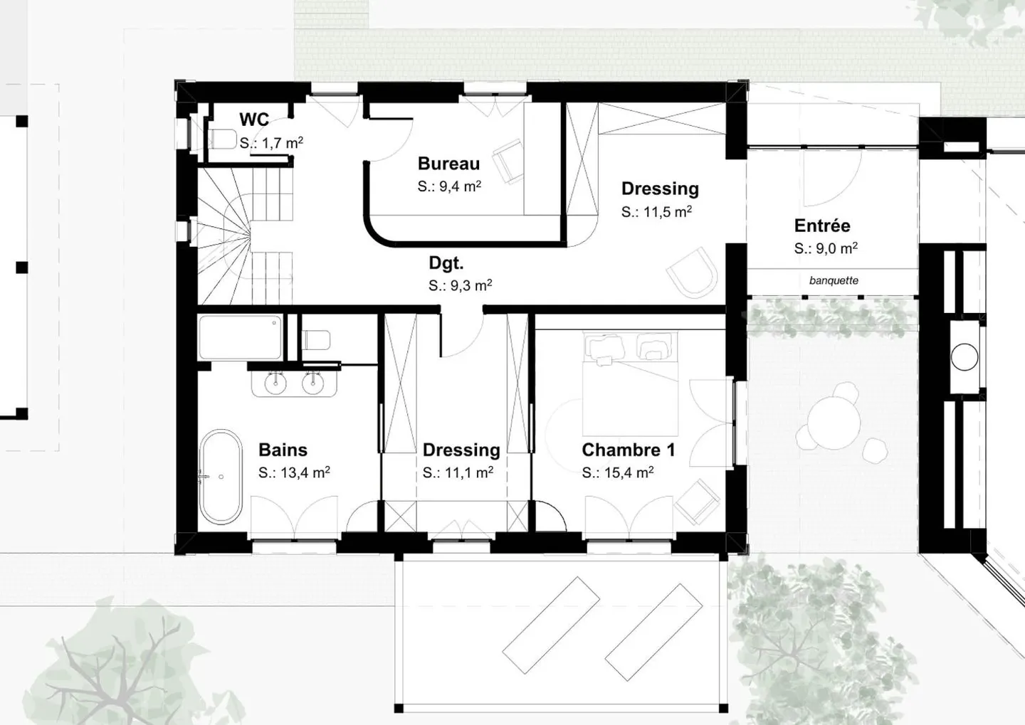 Commugny - Villa individuelle avec projet d'extension - Photo 20 sur 23