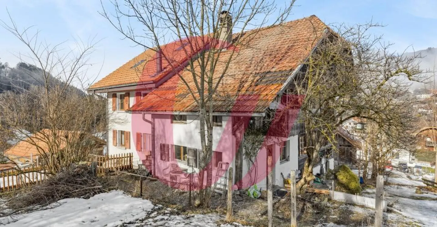 Dorfhaus in Charmey - Verkauf durch Ausschreibung - Foto 1 von 9
