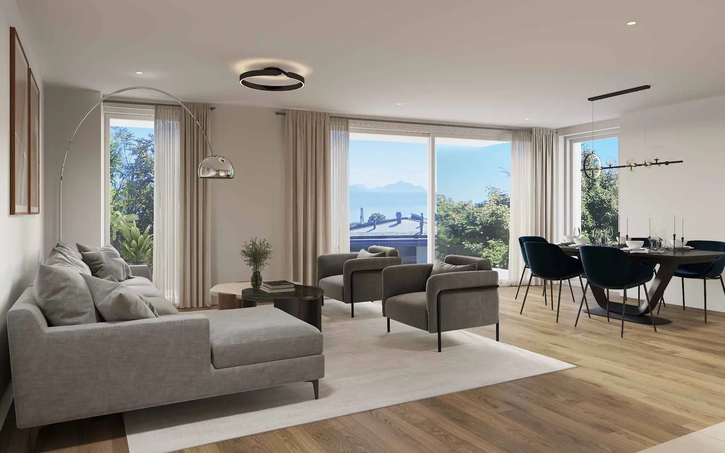 Elegante Wohnung in Lausanne - Foto 4 von 13