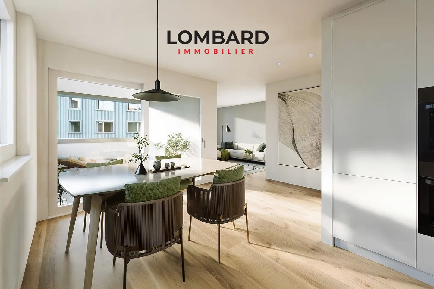 Appartement avec 3,5 pièces au rez-de-chaussée - Photo 3 sur 6