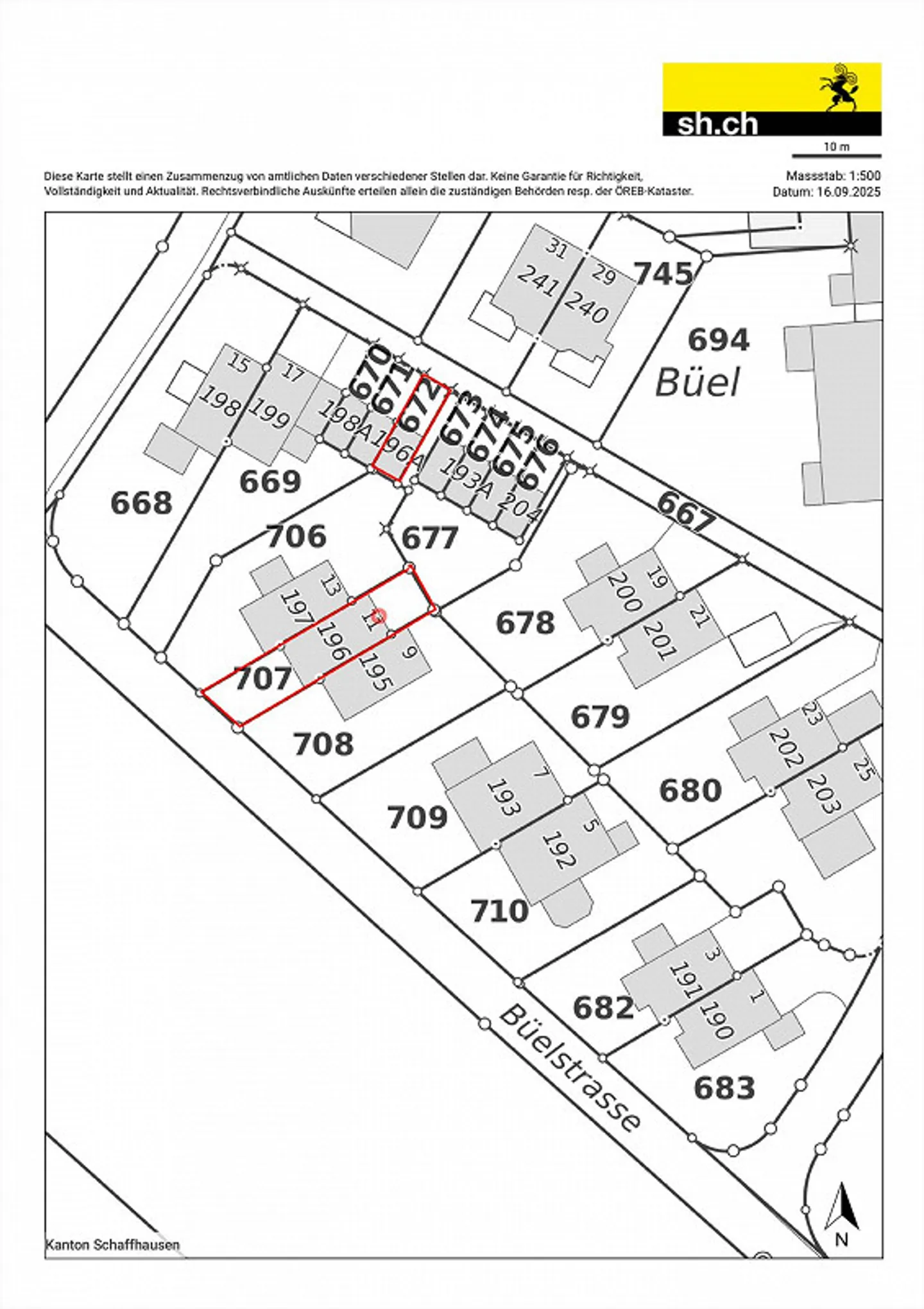 Nature and panoramic view in Stetten SH. 4.5/5.5-room terraced family house... - Photo 21 of 21