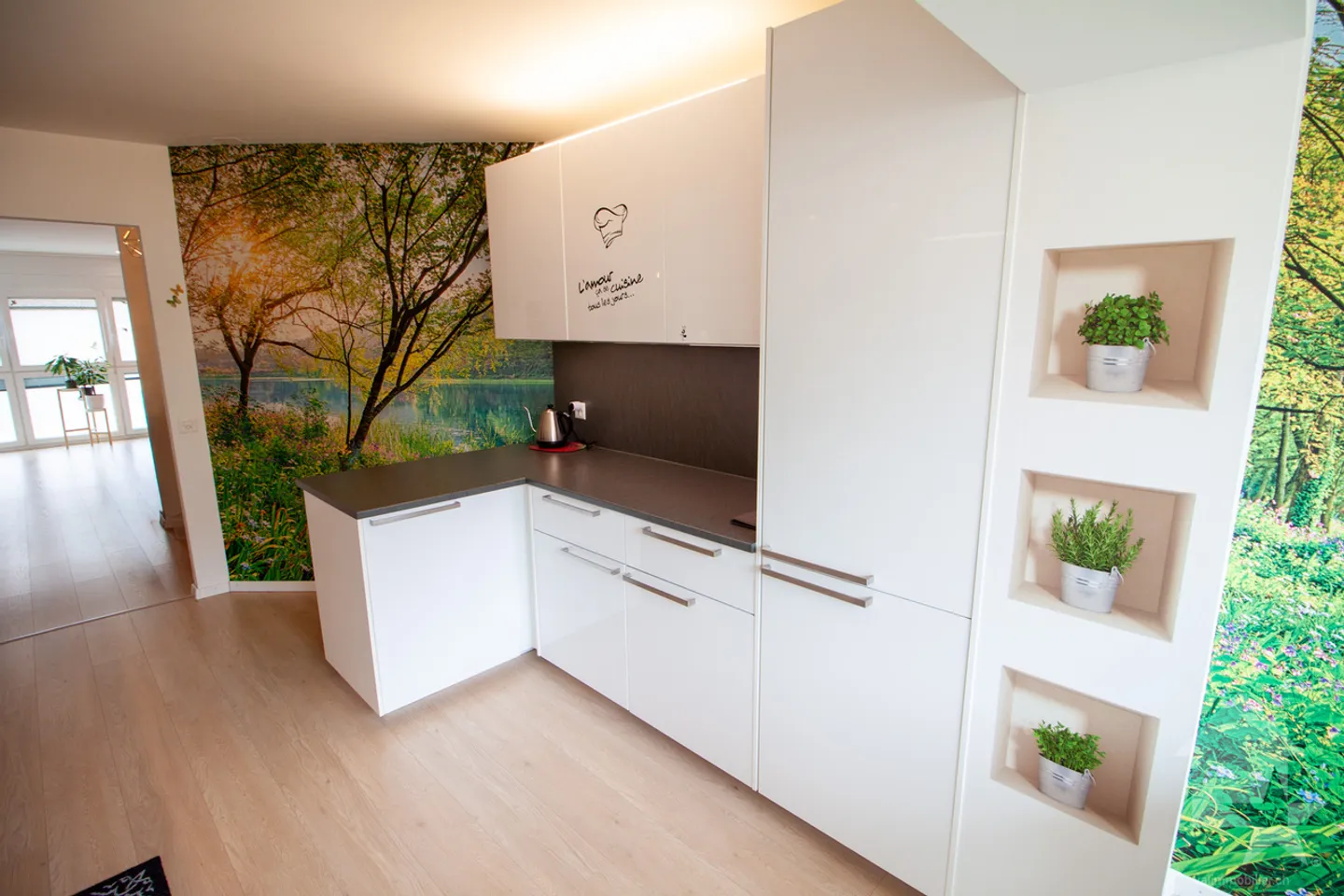 Wunderschöne 3,5-Zimmer-Wohnung mit 107 m2 nur wenige Schritte von Sion entfernt - Foto 12 von 22