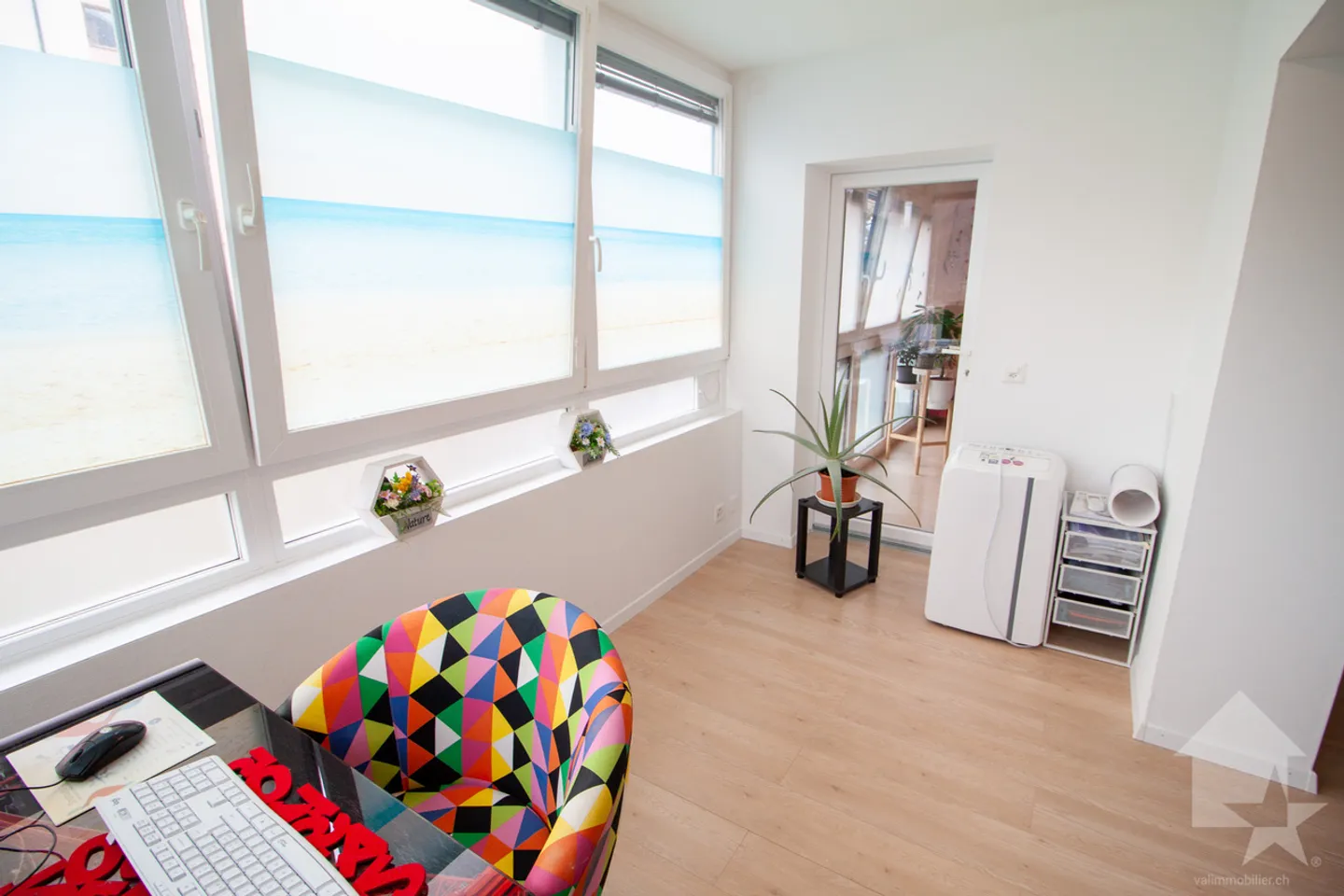 Wunderschöne 3,5-Zimmer-Wohnung mit 107 m2 nur wenige Schritte von Sion entfernt - Foto 17 von 22