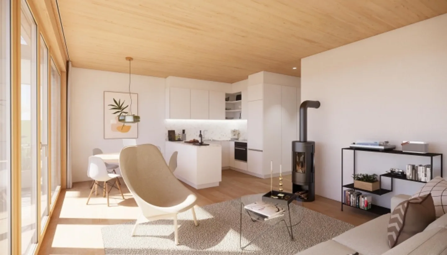 Ecological 2.5-room apartment with balcony in Wienacht-Tobel (new building) - Photo 5 of 7