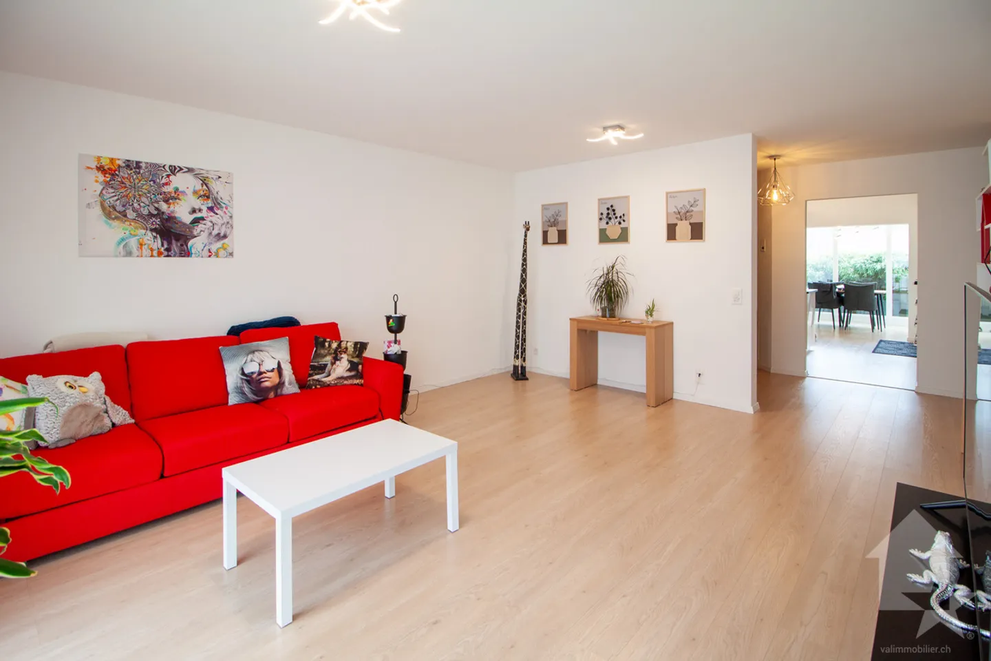 Wunderschöne 3,5-Zimmer-Wohnung mit 107 m2 nur wenige Schritte von Sion entfernt - Foto 20 von 22