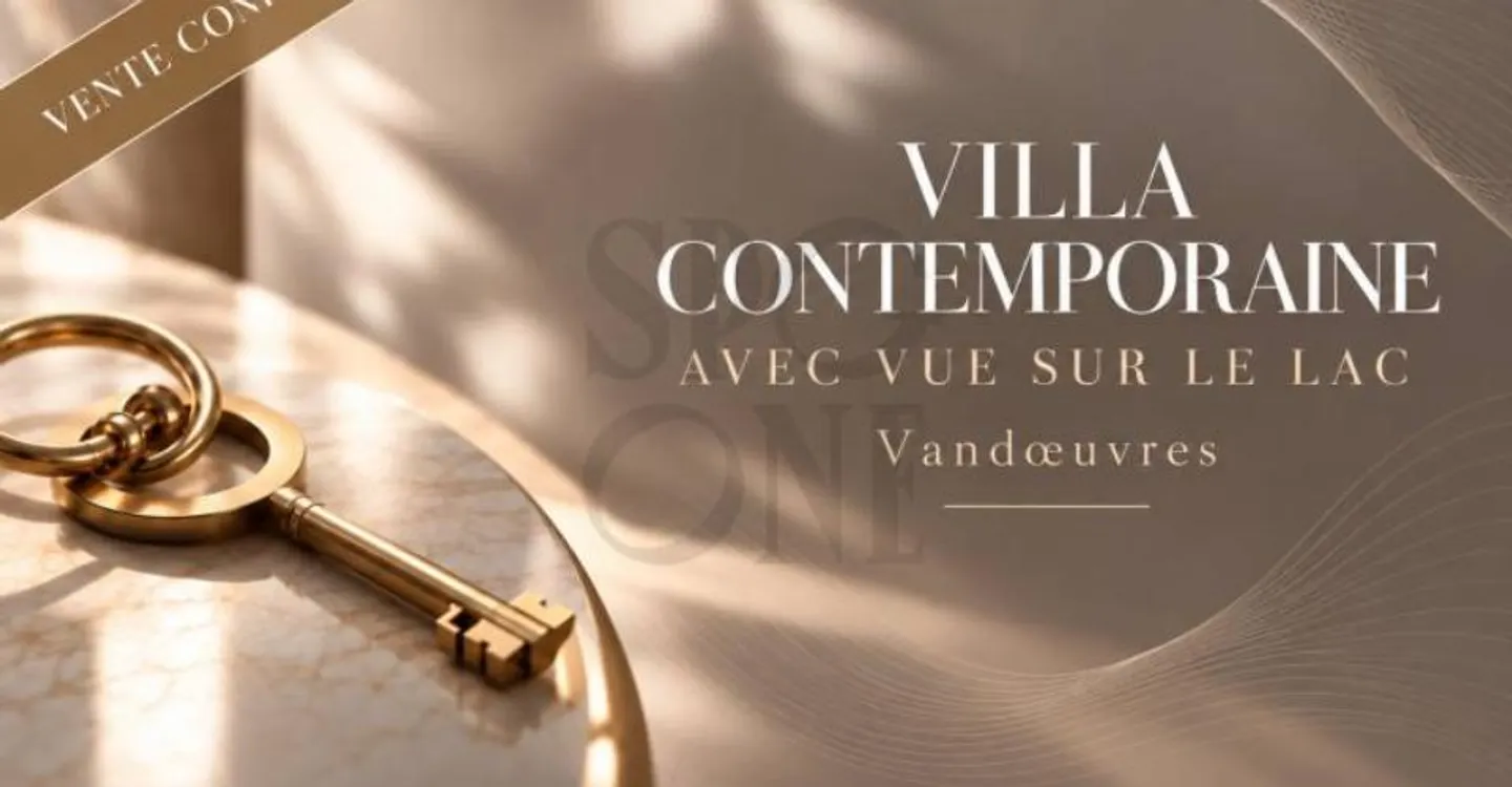 Vente confidentielle: villa contemporaine avec vue sur le lac - Foto 1 von 3